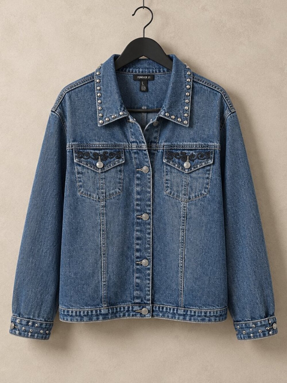 Monroe and Main Blue Denim Jacket 3x